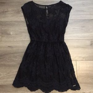 Abercrombie&Fitch Navy Blue Lace Dress